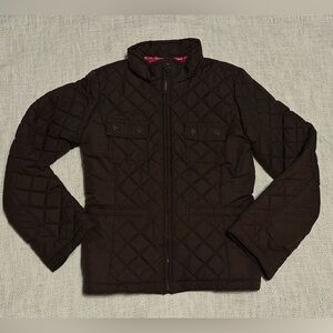 GAP Girls’ Brown Quilted Puffer Jacket